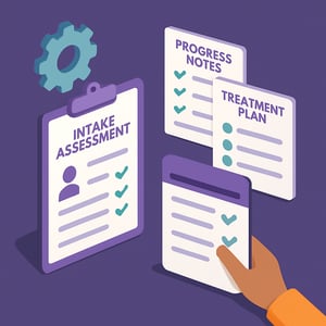 isometric Everything you needIntake assessments progress notes treatment plansor custom templates tailored for your specific mental health practice no