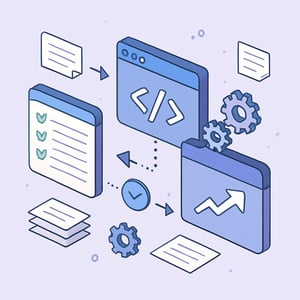isometric isometric Notes codes and updates come together automatically ready for the next handover no words