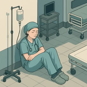 isometric when tiredness began for nurses